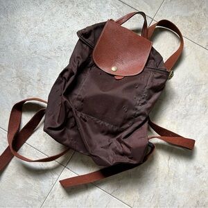 Longchamp backpack - brown